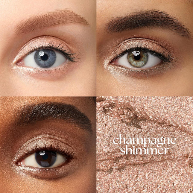 Cream-to-Powder Waterproof Shadow Stick – Champagne Shimmer – Long-Lasting, Crease-Proof, Medium - photo 2