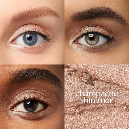 Cream-to-Powder Waterproof Shadow Stick – Champagne Shimmer – Long-Lasting, Crease-Proof, Medium - photo 2