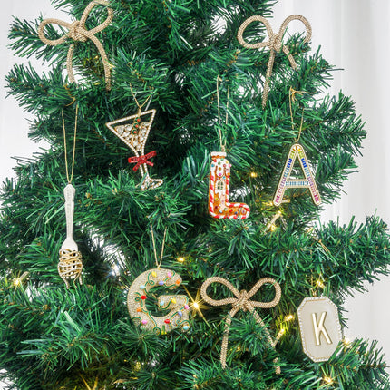 Christmas Initial Ornaments
