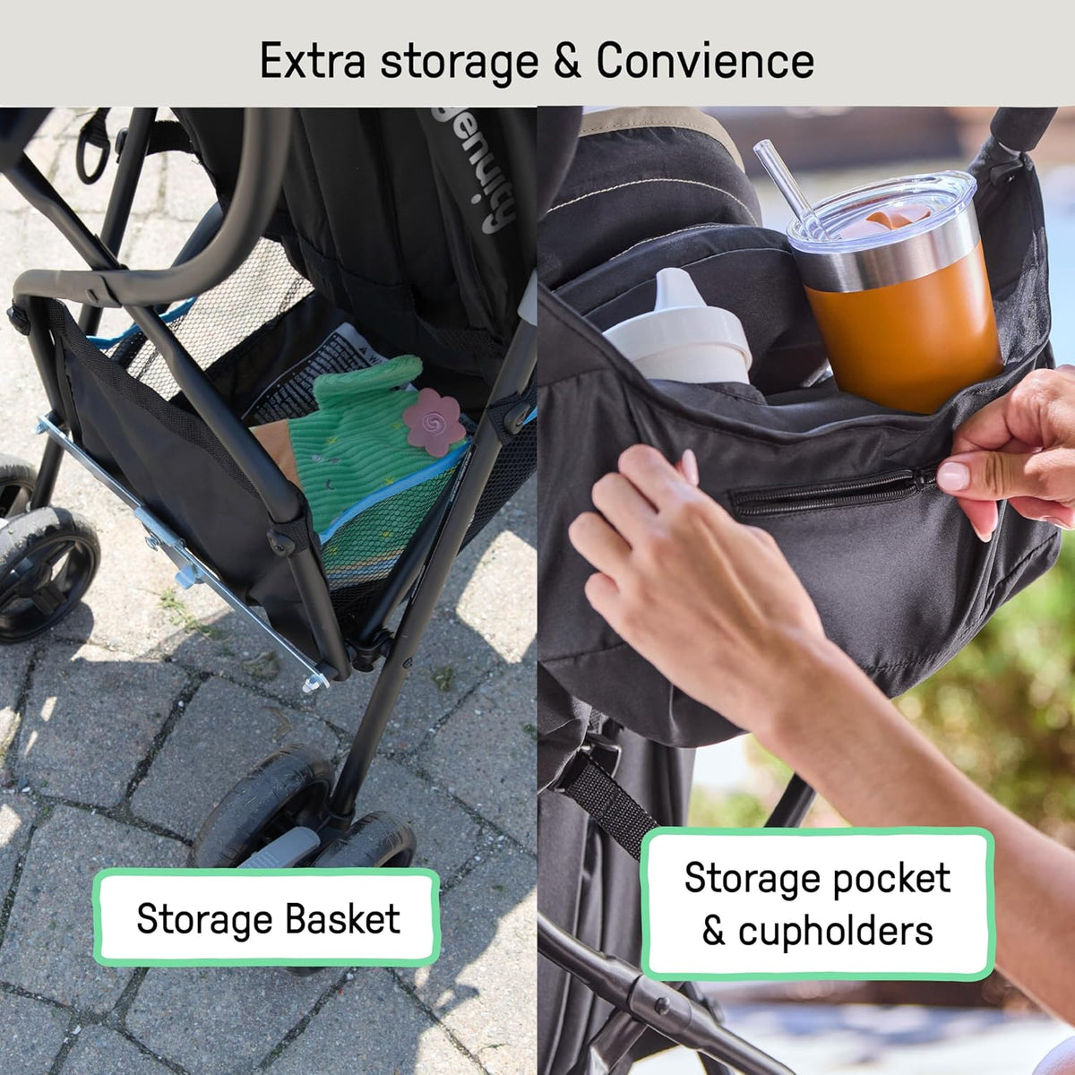 3D Mini Convenience Stroller – Lightweight Stroller with Compact - photo 5