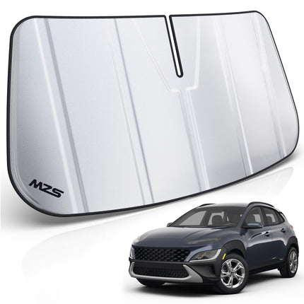 Windshield Sun Shade Compatible with Silverado Sierra 1500 2019-2026