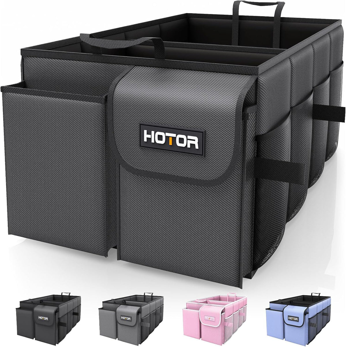 Trunk Organizer - Foldable Car Storage for SUVs & Sedans, Sturdy Organization for Accessories, Tools - photo 3
