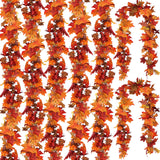 7 Pack Fall Leaf Garland, Total 41.3Ft Artificial Fall Vines Autumn Garland Fall Maple Leaves Thanksgiving Decor for Home Wedding Fireplace Christmas