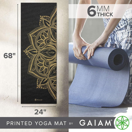 Gaiam Yoga Mat - texture close-up