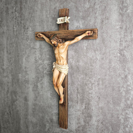 Catholic Crucifix Wall Cross 10"H Jesus Cross Wall Decor