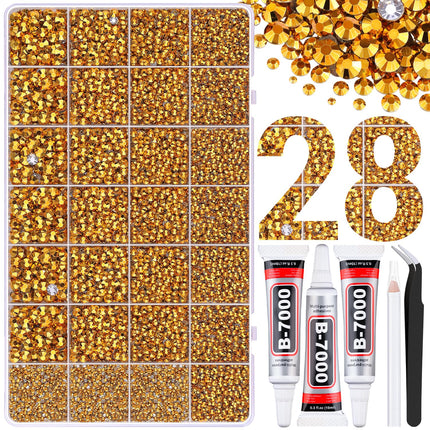 Kit de pedrería 50000Pcs 3mm Jelly Rhinestones - Diamond Art