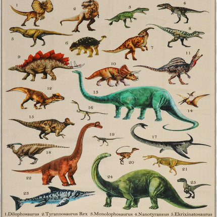 Qaba Extra Large Baby Play Mat 6.6' x 4.9', Educational Polyester Crawling Mat, Non-Slip Puzzle Rug, for Toddlers, Living Room and Bedroom with Dinosaur Pattern, Khaki