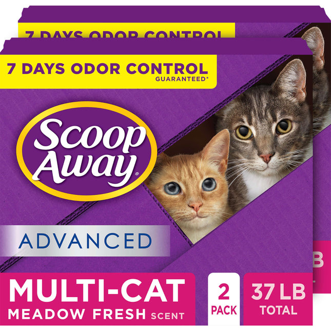 Advanced Multi Cat Clumping Cat Litter, 18.5lb, 2Pk