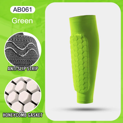 Shin Guard Socks Sleeves with Foam size and fit guide
