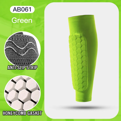 Shin Guard Socks Sleeves with Foam size and fit guide