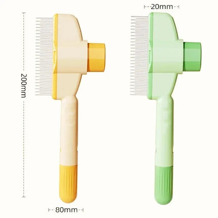 Complete pet grooming flea comb set for cats and dogs hair care