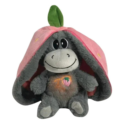 Strawberry Donkey Breathing Plush Doll - photo 9