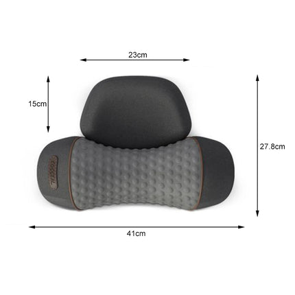 Electric neck massage pillow heating and vibration product angle view