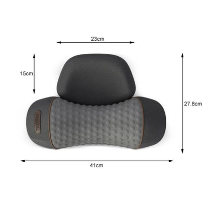 Electric neck massage pillow heating and vibration product angle view