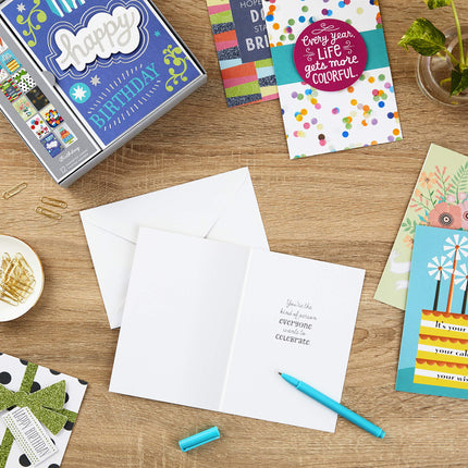 Birthday Cards with Envelopes, Assorted 12-Pack (Happy!) - photo 2