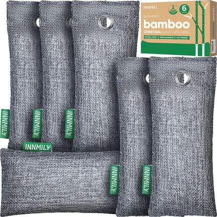 Absorbedor de olores de carbón activado, eliminador de olores para zapatos 6P para olores fuertes
