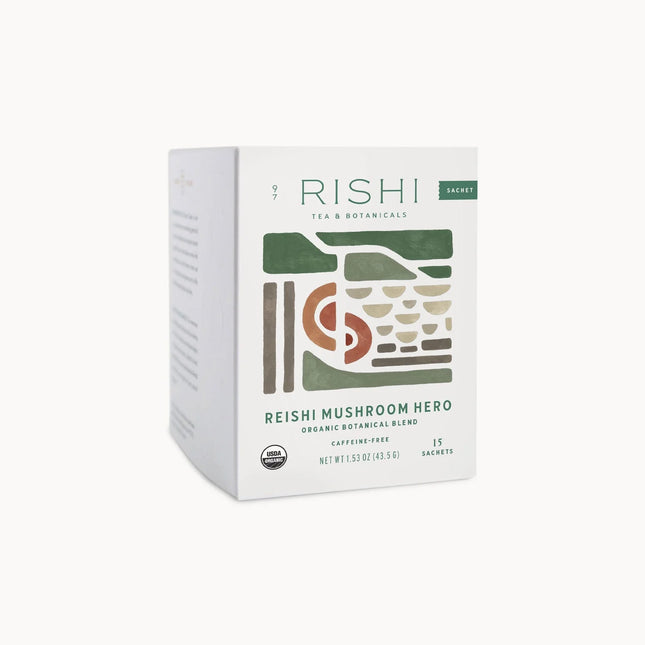 Rishi Tea Reishi Mushroom Organic Botanical Blend-- 15 Tea Bags