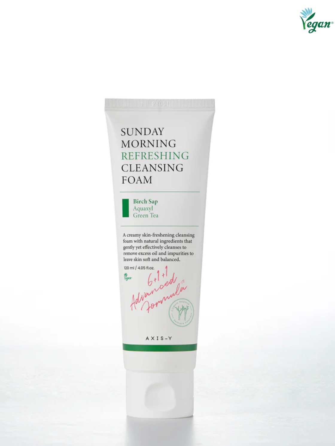 Axis-Y Sunday Morning Refreshing Cleansing Foam gentle daily face wash for clean skin