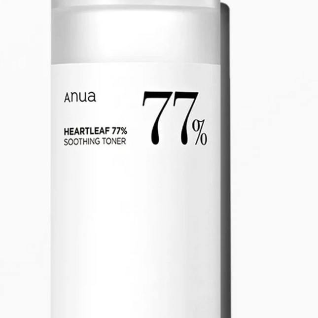 Anua Heartleaf 77% Soothing Toner texture and formula close-up for hydrating skincare