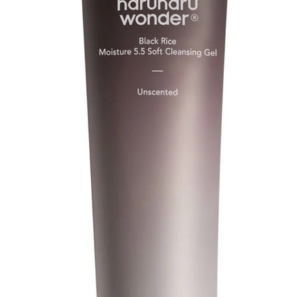 Haruharu WONDER Black Rice Moisture 5.5 Soft Cleansing Gel front packaging