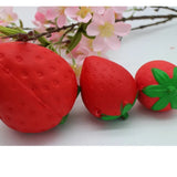 USA CALI Promotional 11.5cm Pu Foam Big Strawberry Kawaii Jumbo
