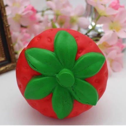 USA CALI Promotional 11.5cm Pu Foam Big Strawberry Kawaii Jumbo