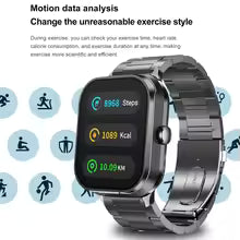 USA-CALI 2-in-1 Smartwatch touchscreen and Bluetooth earbuds