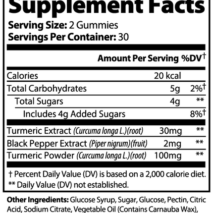 USA CALI Turmeric Gummies – Curcuma Longa Extract with Black Pepper Piperine for Antioxidant Defense, Joint Comfort & Healthy Inflammatory Response – Turmeric Ginger Flavor – 60 Gummies – Made in USA