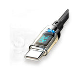 LCD Watt Display Cable, Max 120W Charging USB Type-C Cable Data