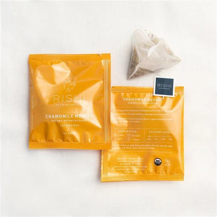 Rishi Tea Organic Botanical Blend Caffeine-Free Chamomile Medley -- 15 Sachets