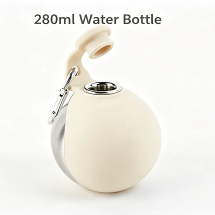 USA CALI 280ml Dog Water Bottle with Silicone Bowl