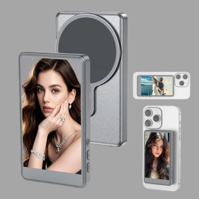 USA-CALI Creator Vlog Mirror Display for iPhone